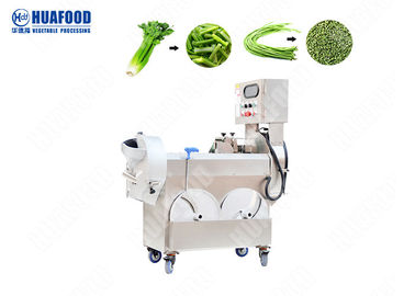 دستگاه برش سبزیجات چند منظوره 1000KG / H دستگاه برش سبزیجات تجاری