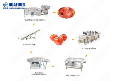 ماشین آلات پردازش میوه و سبزیجات واحد پردازش سبزیجات تجهیزات پردازش گوجه فرنگی