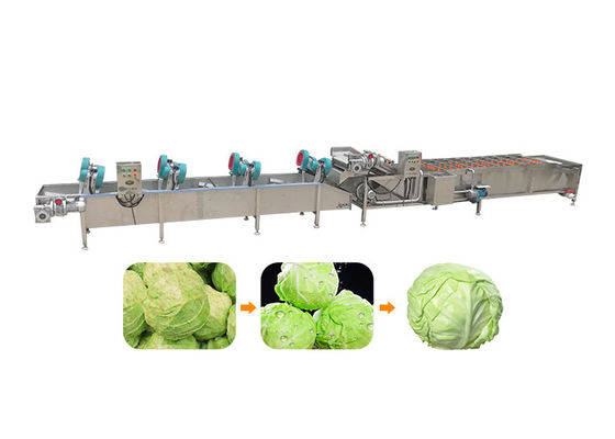 دستگاه تمیز کردن سبزیجات 5.1KW 380v 50hz 1500kg / H