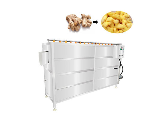 2000 کیلوگرم در ساعت ماشین لباسشویی پیچ پیچ سبزیجات SUS304